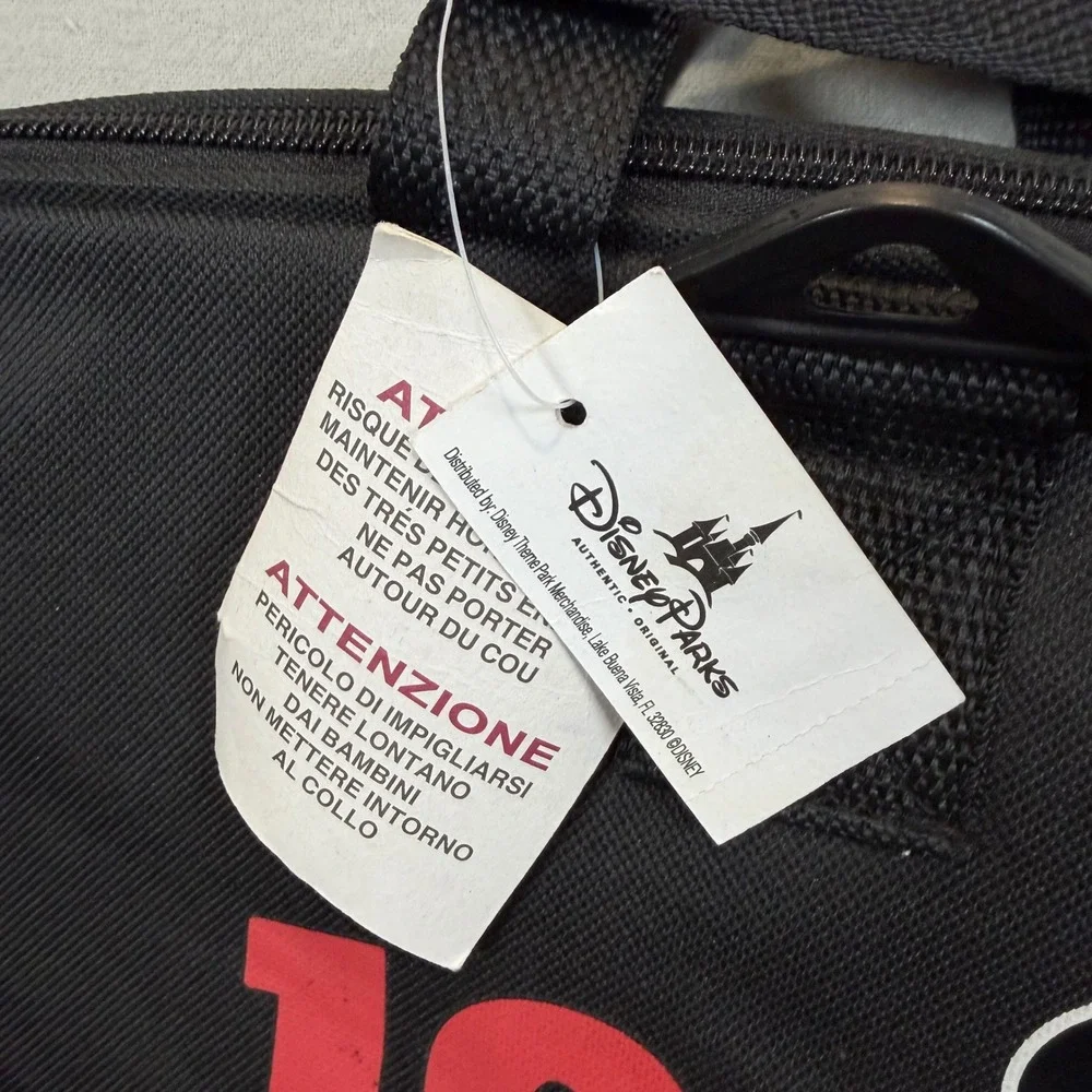 Disney Parks Mickey Mouse 1971 Walt Disney World Duffle Bag Black Travel Gym NWT